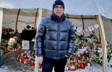 Insieme ad altri, il rotariano Yves Duc, presidente del RC Crans-Montana, coordina gli aiuti rotariani